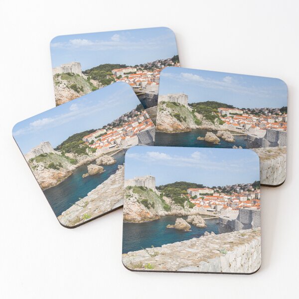 Item preview, Fort Lovrijenac seen over the city walls designed and sold by wellsie82.
