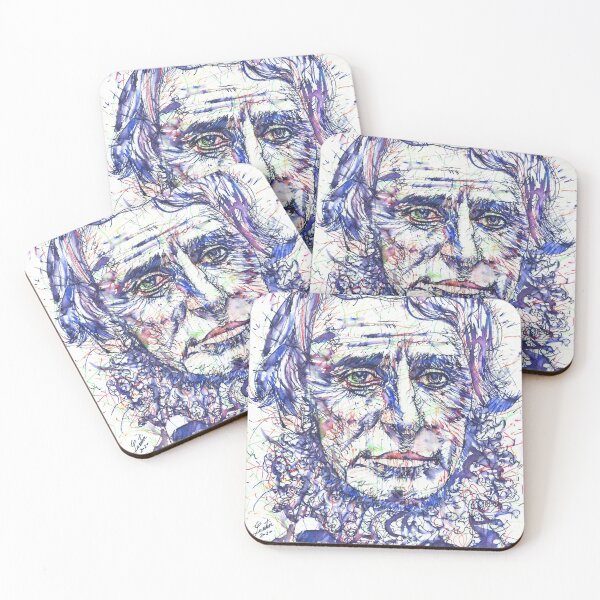 Item preview, HENRY DAVID THOREAU watercolor and ink portrait.1 designed and sold by lautir.