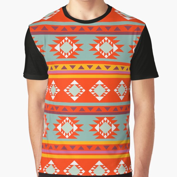 Bright red rustic shapes Graphic T-Shirt