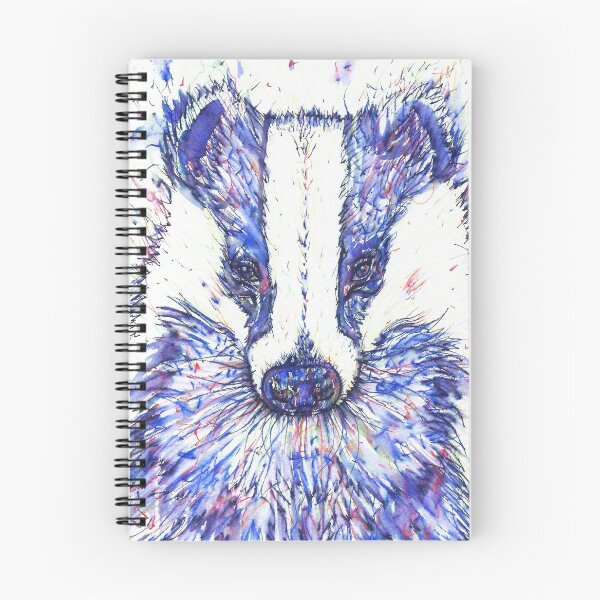 Item preview, BADGER watercolor and ink portrait.1 designed and sold by lautir.