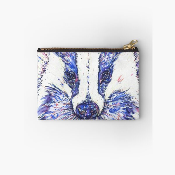 Item preview, BADGER watercolor and ink portrait.1 designed and sold by lautir.