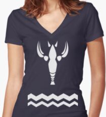 The Wind Waker - Link's Crayfish Shirt Women's Fitted V-Neck T-Shirt