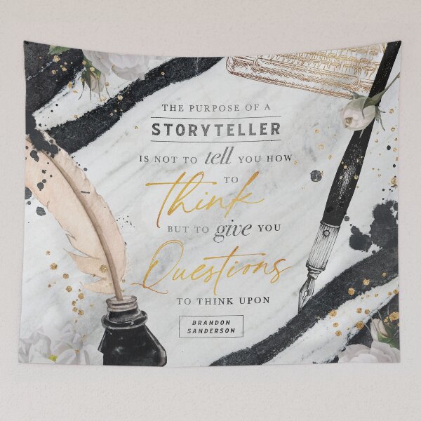 Item preview, Storyteller designed and sold by Stella Bookish Art.
