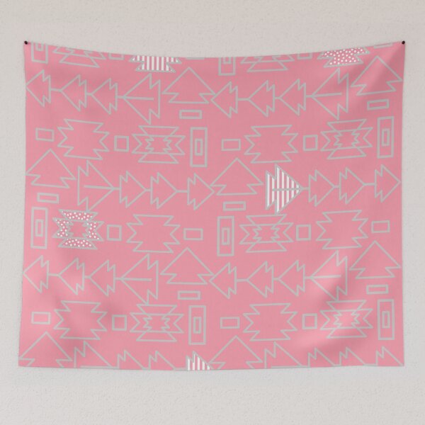 Item preview, Soft bohemian pattern in pink designed and sold by CocosAbstract.