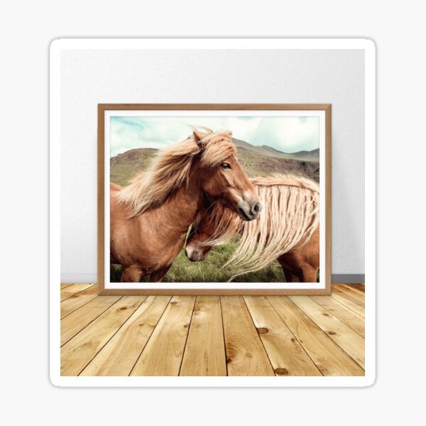 "Horses Print, Horse Wall Art, Horses Printable, Two Horse, Wild Horse