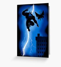 The Blue Mite Returns Greeting Card
