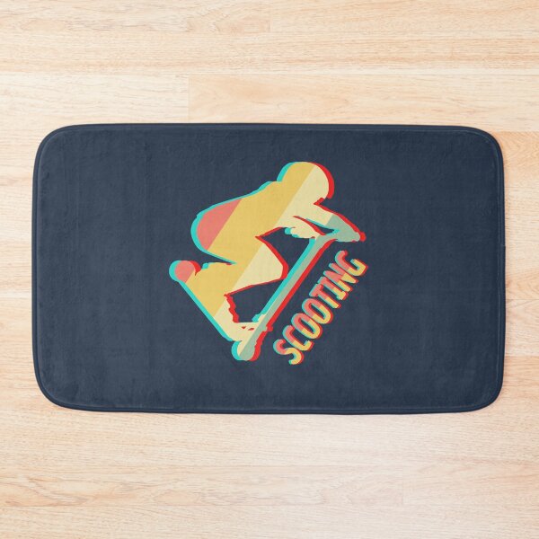 Item preview, Scooting Riding a Scooter Extreme Stunt Kick Vintage Colors  designed and sold by alenaz.