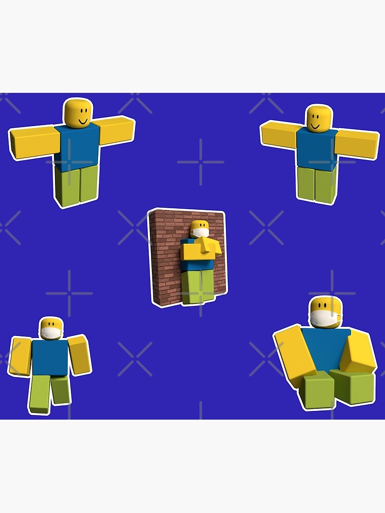 Roblox Tpose Quarantine Noobs Sticker Pack Greeting Card By Smoothnoob Redbubble - roblox meme sticker pack greeting card