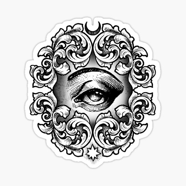 Third eye Sticker