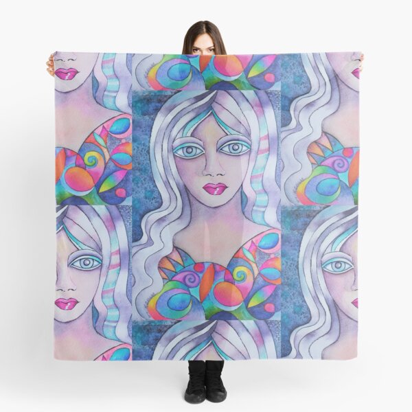 Abstract girl Scarf