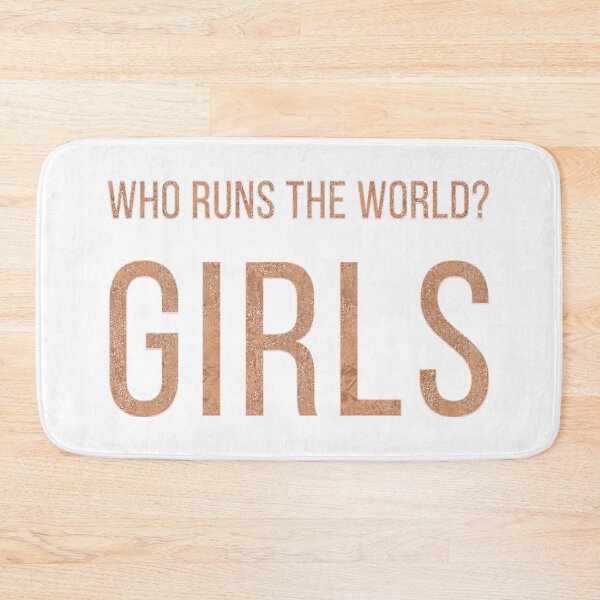 Item preview, Who Runs The World? Girls | Copper Gold Glitter designed and sold by SoNifty.