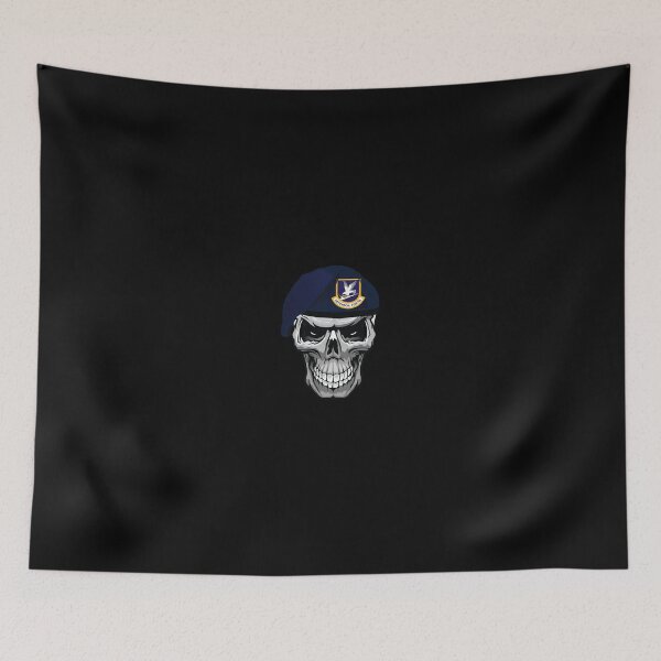 Item preview, Security Forces Defender Skull Beret  designed and sold by CarterCooper.