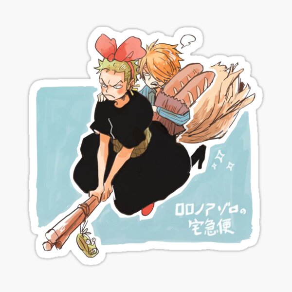 Roronoa Zoro's Delivery Service featuring Sanji-kun! Sticker