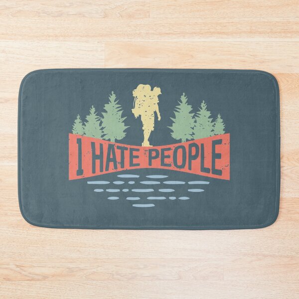 Item preview, I hate people and love camping waling man in the wood sarcastic quote  designed and sold by alenaz.