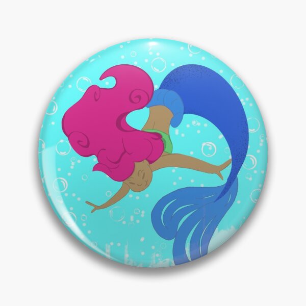 Item preview, Diving Mermaid designed and sold by TQsPinsNThings.