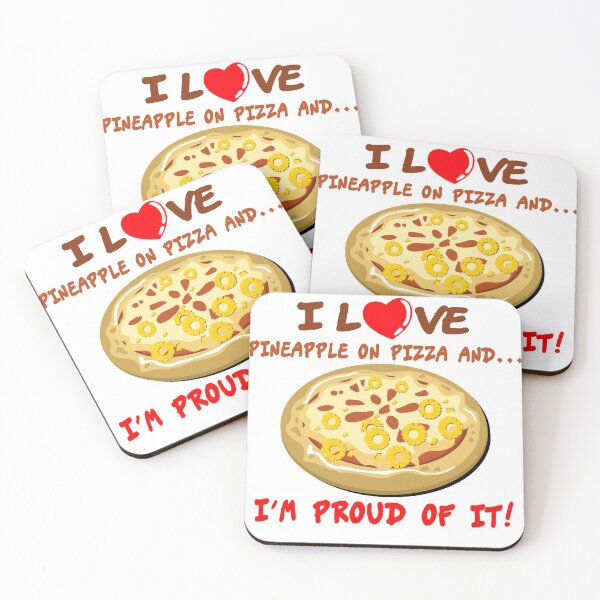 Item preview, diseño divertido de la piña de I Love Pizza Hawaii designed and sold by gideonm.