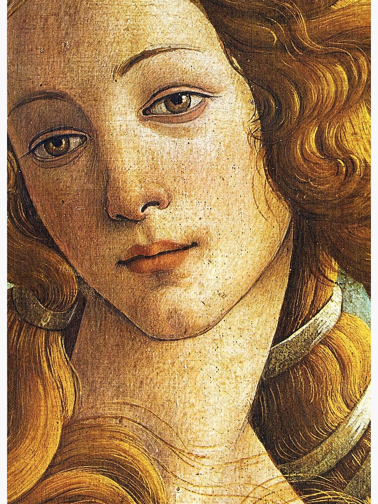 The Birth of Venus - Face Detail