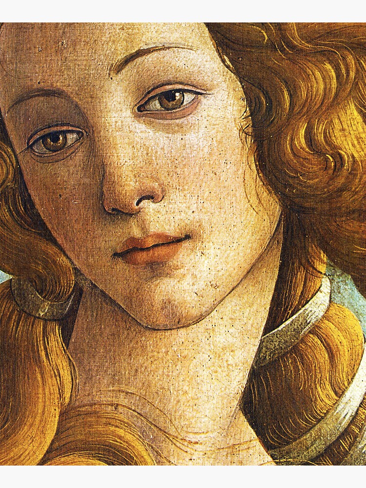 The Birth of Venus - Face Detail