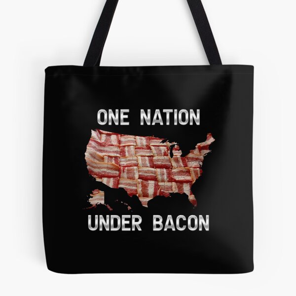 Item preview, One Nation Under Bacon - USA - American Bacon Map designed and sold by Graphix.