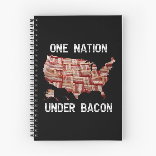 Item preview, One Nation Under Bacon - USA - American Bacon Map designed and sold by Graphix.