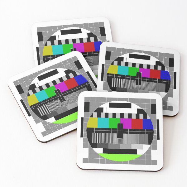 Item preview, Cool retro TV test pattern art gift designed and sold by Jelisandie.