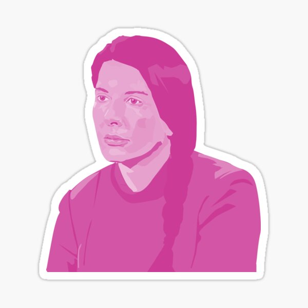 the beautiful Marina Abramovic Sticker