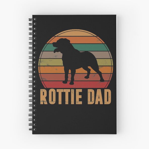 Item preview, Retro Rottweiler Dad Gift Rott Dog Owner Pet Rottie Father  designed and sold by Nikolaienko Artem.
