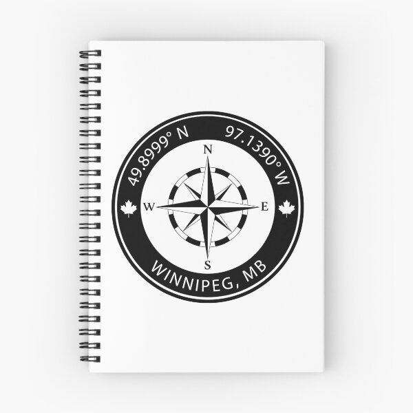Item preview, Winnipeg, Manitoba Geographical Coordinates designed and sold by TeeOhGraphics.