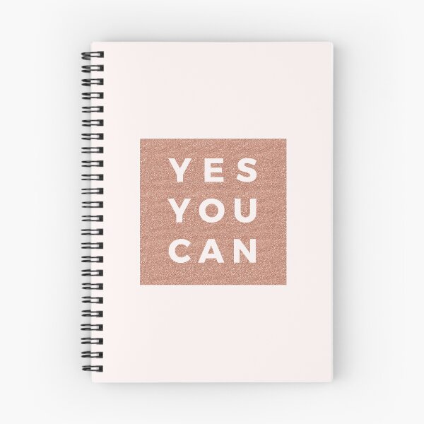 Item preview, Yes You Can | Copper Gold Glitter designed and sold by SoNifty.