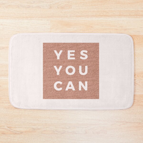 Item preview, Yes You Can | Copper Gold Glitter designed and sold by SoNifty.