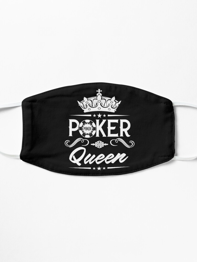 Alternate view of Poker Queen design Mask