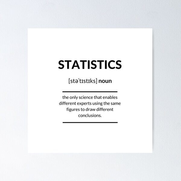 Artikel-Vorschau von Statistics (Statistik) Definition | Dictionary Collection, designt und verkauft von Designschmiede.