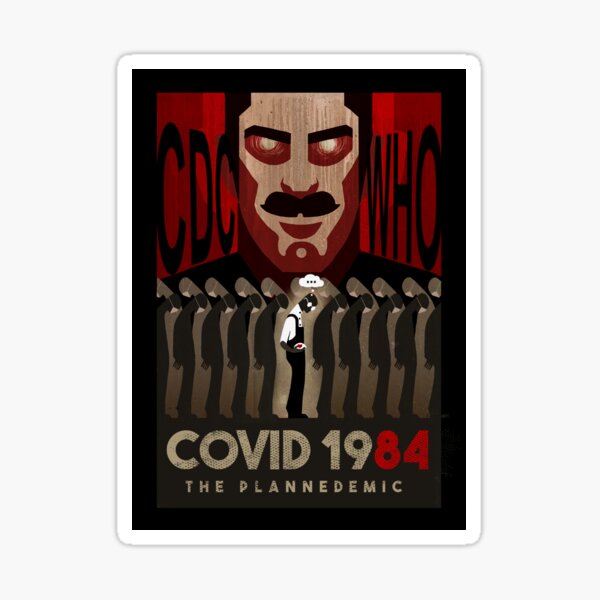 COVID 1984 Sticker
