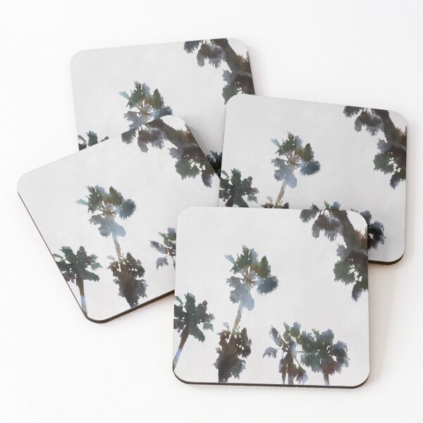 Item preview, Vacation Tropical Palms Artistic Watercolor Silhouette designed and sold by taiche.
