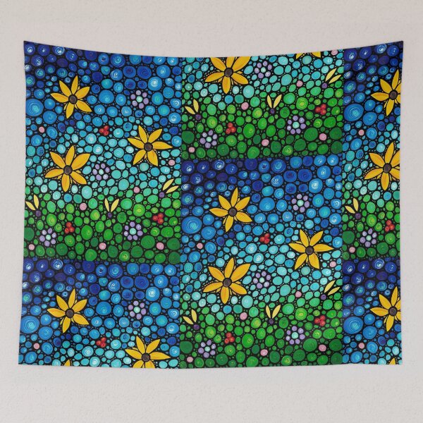 Item preview, Spring Maidens - Colorful Flower Art By Sharon Cummings designed and sold by Sharon Cummings Art.