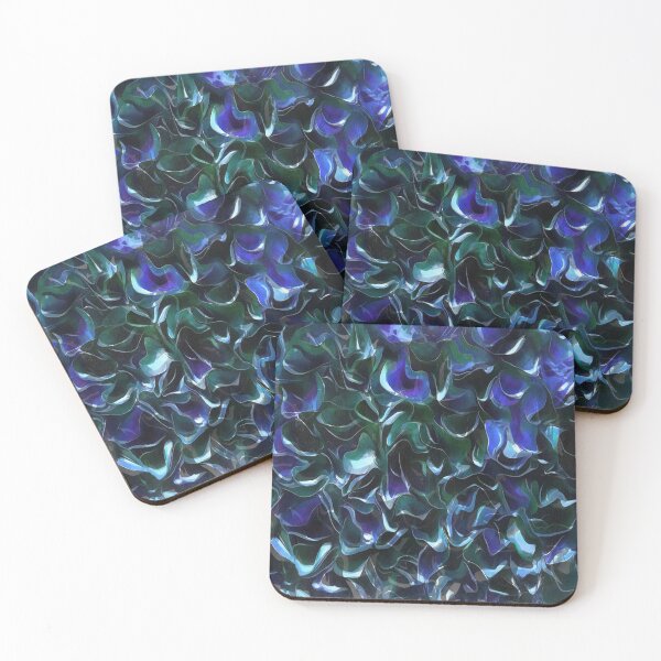 Item preview, Sunlight Reflecting On Water Waves Abstract Art Blue  designed and sold by taiche.