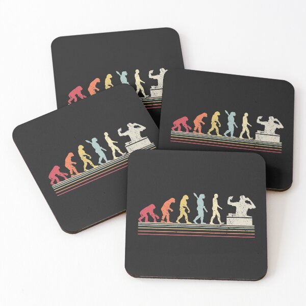Item preview, Funny DJ Design. Retro Vintage Evolution Of Man Graphic designed and sold by PackAPunch.