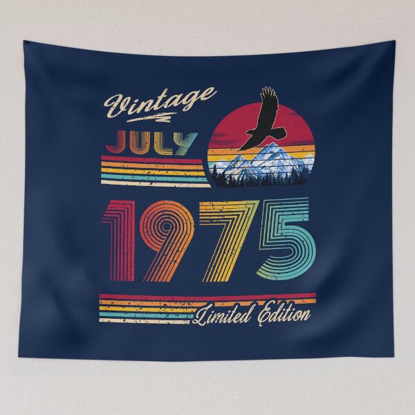 Item preview, July 1975 Birthday  designed and sold by GreenSplash.
