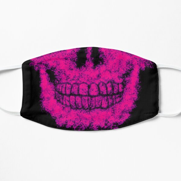 Pink Splatter Skull Mask