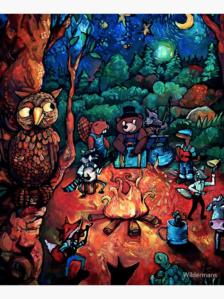 Thumbnail 5 of 5, Tote Bag, "Deep Woods Jam" by Chad Elliott designed and sold by Wildermans.