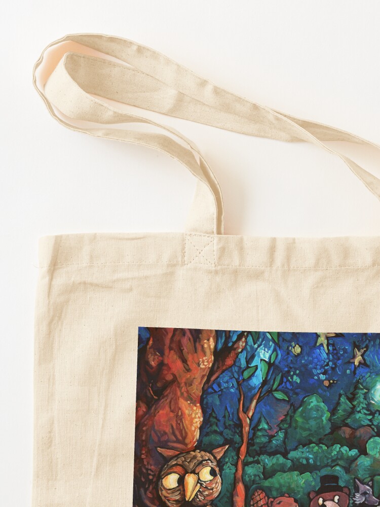 Thumbnail 3 of 5, Tote Bag, "Deep Woods Jam" by Chad Elliott designed and sold by Wildermans.