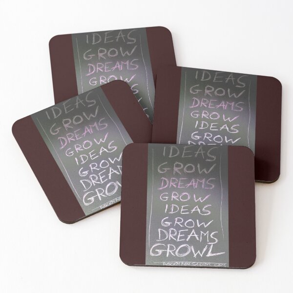 Item preview, IDEAS GROW DREAMS GROWL designed and sold by ROCKNROLLSAILOR.