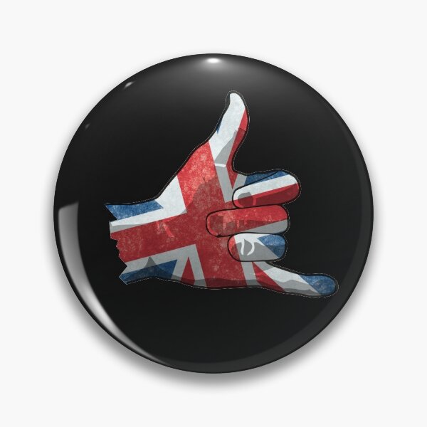 Item preview, Union Jack Flag on Hand GB Great Britain Pride Cool designed and sold by alenaz.