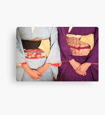 Graceful kimonos Canvas Print