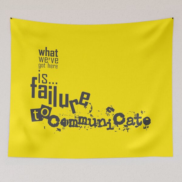 Item preview, What we've got here is failure to communicate designed and sold by square-lemon.