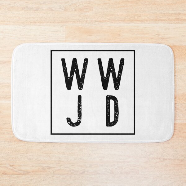 Item preview, WWJD Square designed and sold by move-mtns.