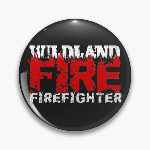 Item preview, Wildland Firefighter Red Letters in Fire Design  designed and sold by alenaz.