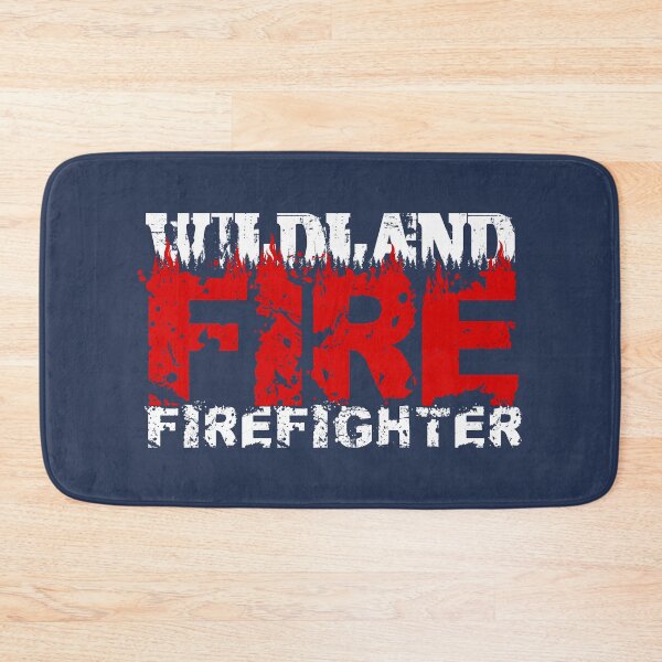 Item preview, Wildland Firefighter Red Letters in Fire Design  designed and sold by alenaz.