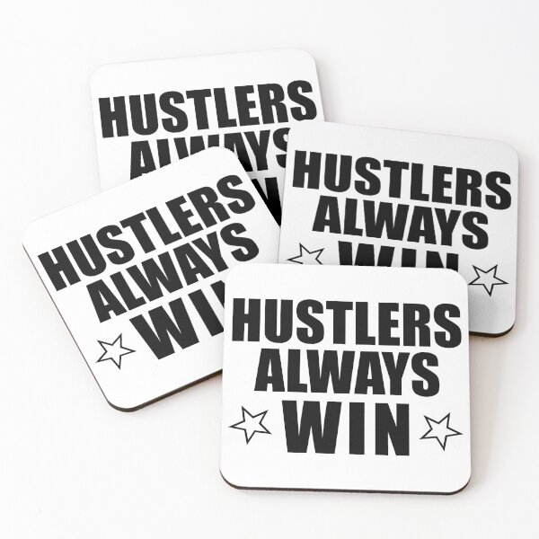Item preview, Hustlers Always Win Blk designed and sold by Tee4Daily.