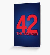 The Answer Greeting Card